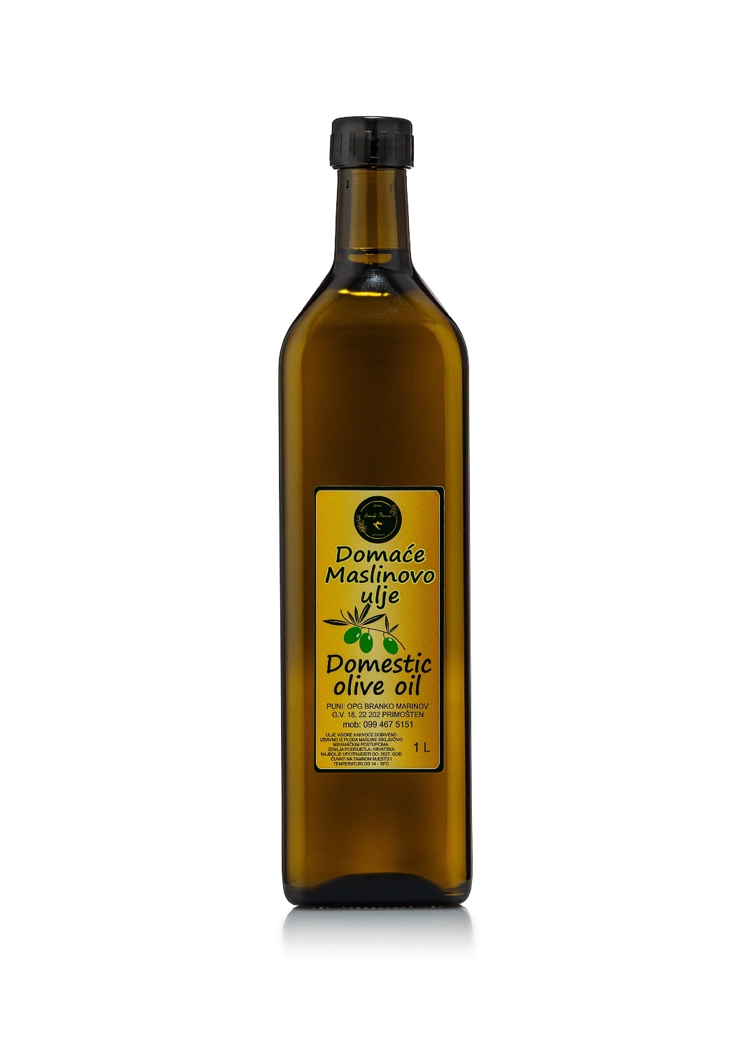 OPG Branko Marinov Olivenöl 1 Liter Flasche
